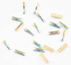 Стразы крупные прямоугольные голография (1шт)