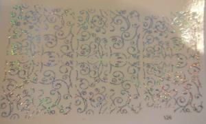 159  Слайдер-дизайн фольг-й золото голография