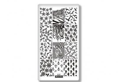 Пластина для стемпинга широкая