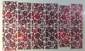 16  Слайдер-дизайн фольг-й красный