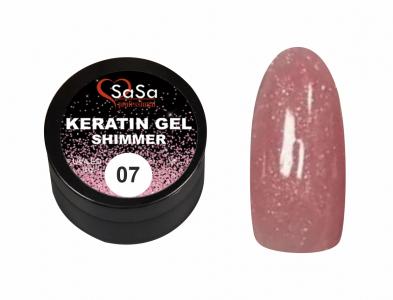 Keratin gel SHIMMER SaSa Professional 15ml №07