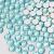 Стразы стекло (аквамарин)  SS 5 (1440 шт)  Aquamarine (004)