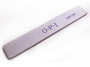 Пилка маникюрная серая OPI (прямая широкая)  100/180