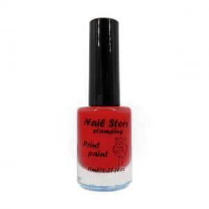 Лак для стемпинга NailStory, красный №3 11мл