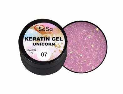 Keratin gel UNICORN SaSa Professional 15ml №07