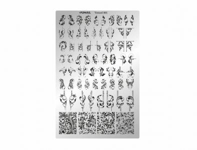 Venzel 001 Пластина для стемпинга