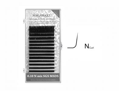 Ресницы Nagaraku MIX N (M) 0.10 (7-15мм)