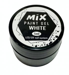 Гель краска WHITE MIX 5ml