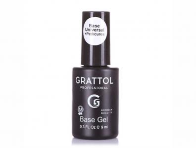 База каучуковая Grattol Rubber Base UNIVERSAL + Pedicures 9ml