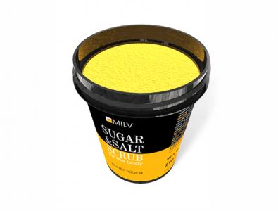 Сахарно-солевой скраб для тела Мёд" MILV 290гр"