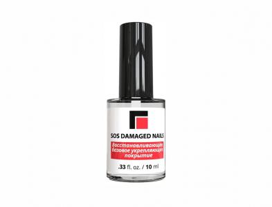 Восстанавливающее базовое покрытие  SOS Damaged Nails"  "MILV" 10мл"