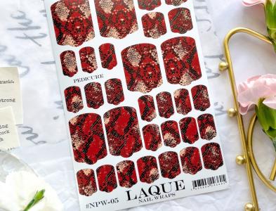 NWP-05 Пленки LAQUE Pedicure WRAPS №5