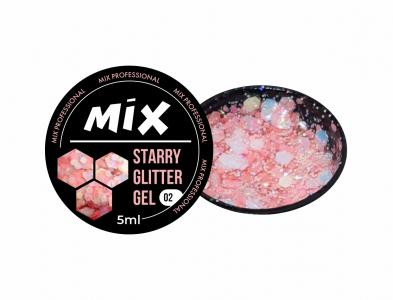 02 Starry Glitter Gel MIX 5ml