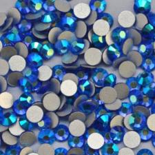 Стразы стекло (синие-голография)   SS 8 (100 шт)  Sapphire AB (006)