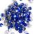 Стразы стекло (синие-голография)   SS 5 (1440 шт)  Sapphire AB (006)