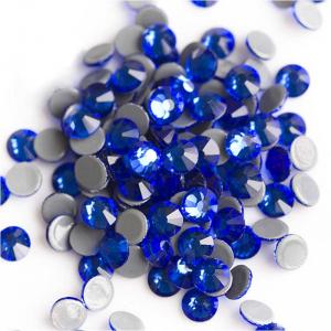 Стразы стекло (синие-голография)   SS 5 (1440 шт)  Sapphire AB (006)