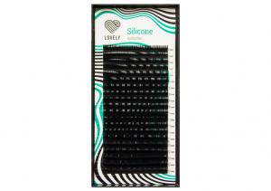 Ресницы черные Lovely Silicone"-20 линий MIX (C 0.07 8-15мм)"