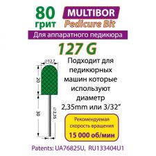 Насадка педикюрная 127G (зеленая) Multibor