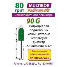 Насадка педикюрная 90G (зеленая) Multibor