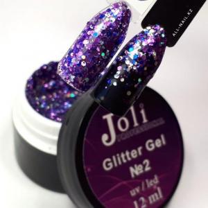 02 Glitter Gel  Joli Professional 12ml