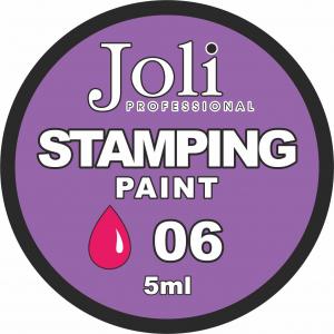 06 Краска для стемпинга Joli Professional 5ml (розовая)