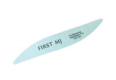 Пилка маникюрная серая First Mj (волна)  100/180