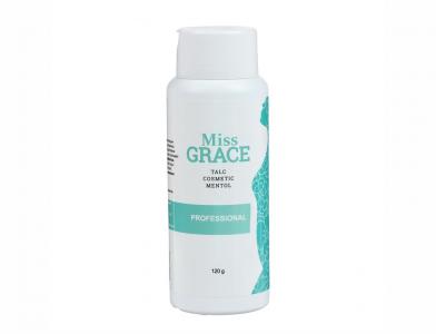 Тальк косметический с ментолом Professional Miss Grace" 120гр"