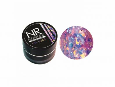 NR Гель-краска MAGIC CRISTAL №2 с блестками (7гр)