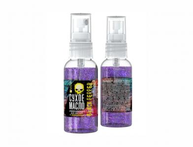 Сухое масло для ногтей с шиммером Black pepper" MILV 50мл"