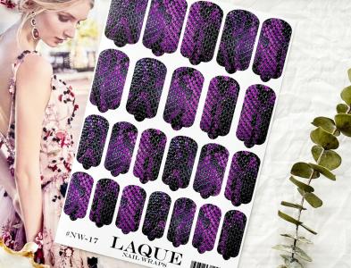 NW-17 Пленки LAQUE NAIL WRAPS №17