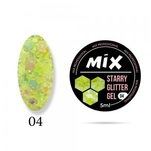 04 Starry Glitter Gel MIX 5ml