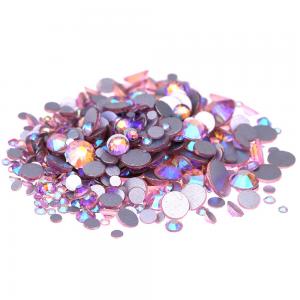 Стразы стекло (розовые) SS 3 (100 шт)  Lt.Rose (022)