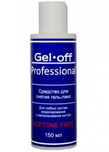 Средство для снятия гель лака ACETONE FREEGel Off" 150мл"