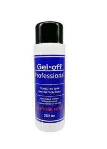 Средство для снятия гель лака ACETONE FREEGel Off" 250мл"