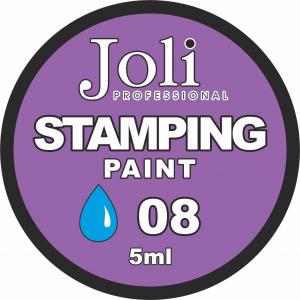 08 Краска для стемпинга Joli Professional 5ml (голубая)