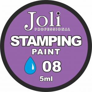 08 Краска для стемпинга Joli Professional 5ml (голубая)