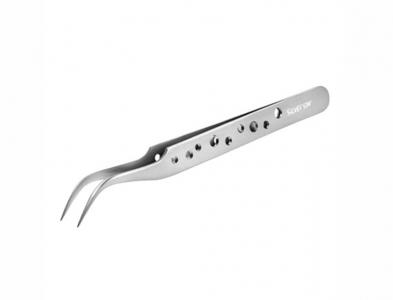 Пинцет АТ9928 игла, изогнутый для ресниц